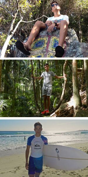 Söhne Izman und Lopes