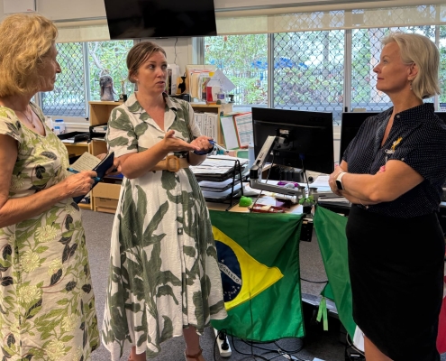 Anne Stewart and the International Coordinators Anne Stewart and the International Coordinators