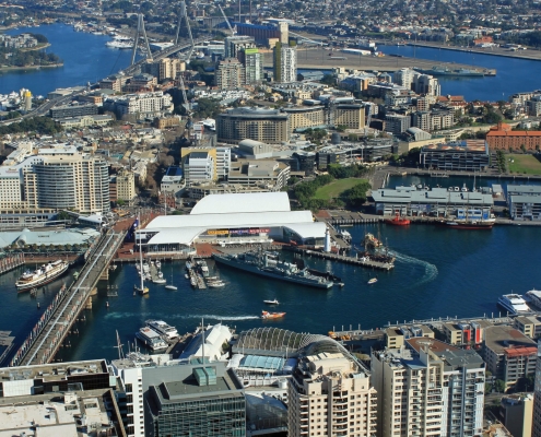 Darling Harbour with National Maritime Museum